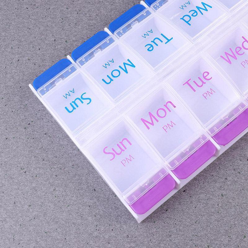 7-Day AM/PM Pill Box Organiser for Effortless Medication Management