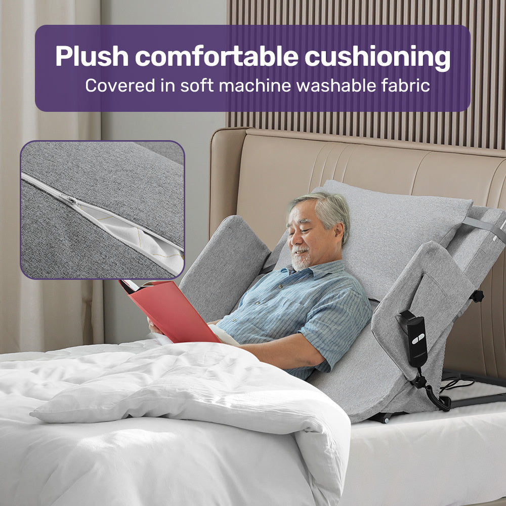 EQUIPMED Full Length Electric Bed Backrest for Independent Comfort