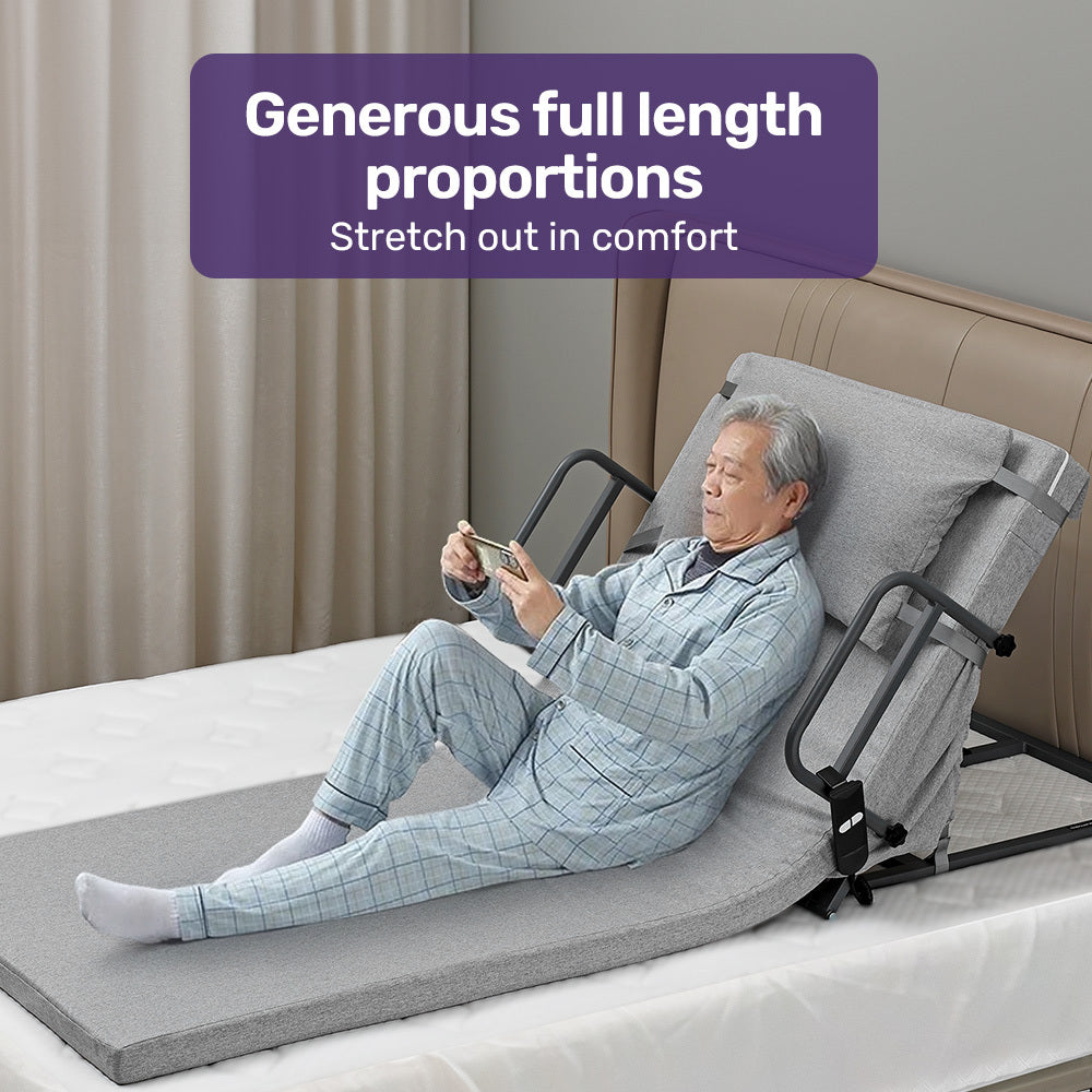 EQUIPMED Full Length Electric Bed Backrest for Independent Comfort