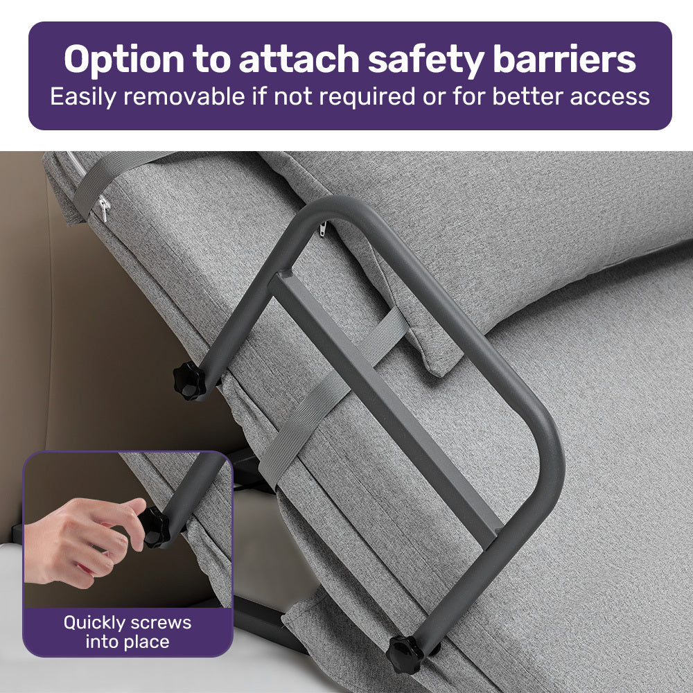 EQUIPMED Full Length Electric Bed Backrest for Independent Comfort