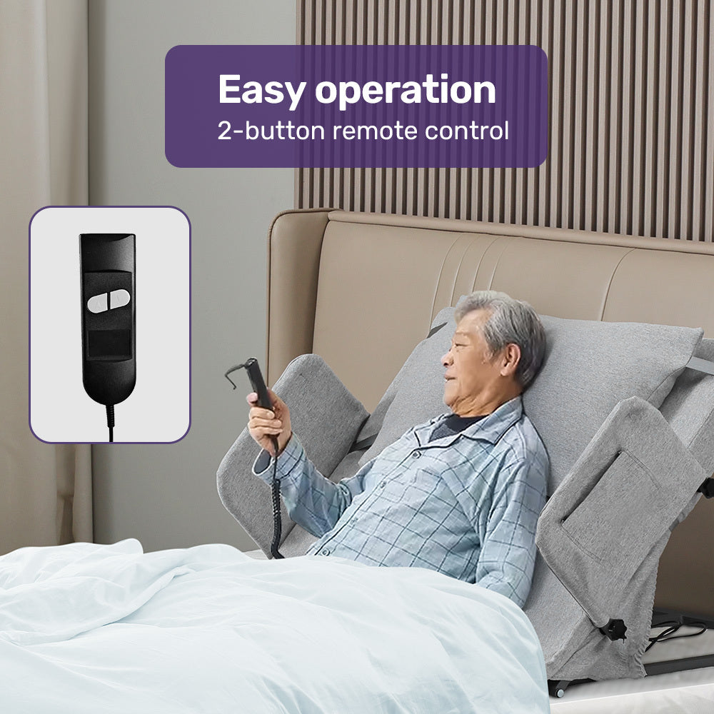 EQUIPMED Full Length Electric Bed Backrest for Independent Comfort