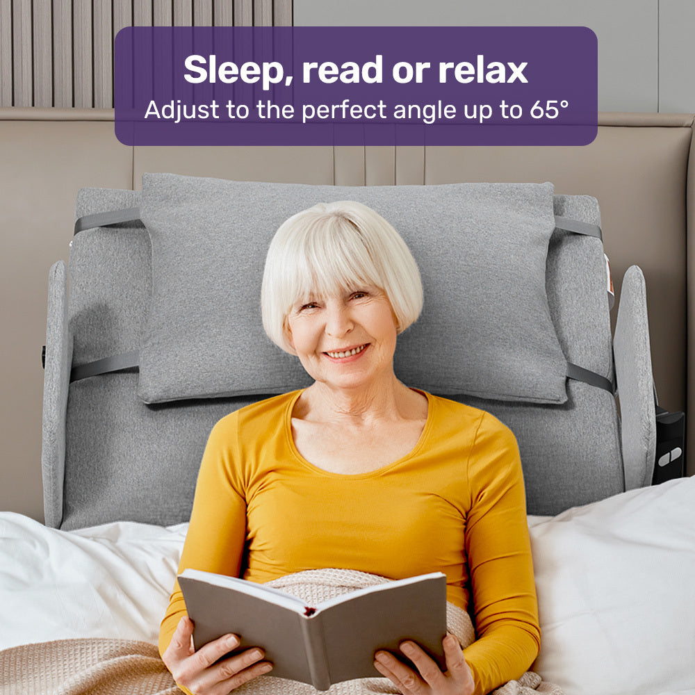 EQUIPMED Electric Adjustable Bed Backrest for Comfort