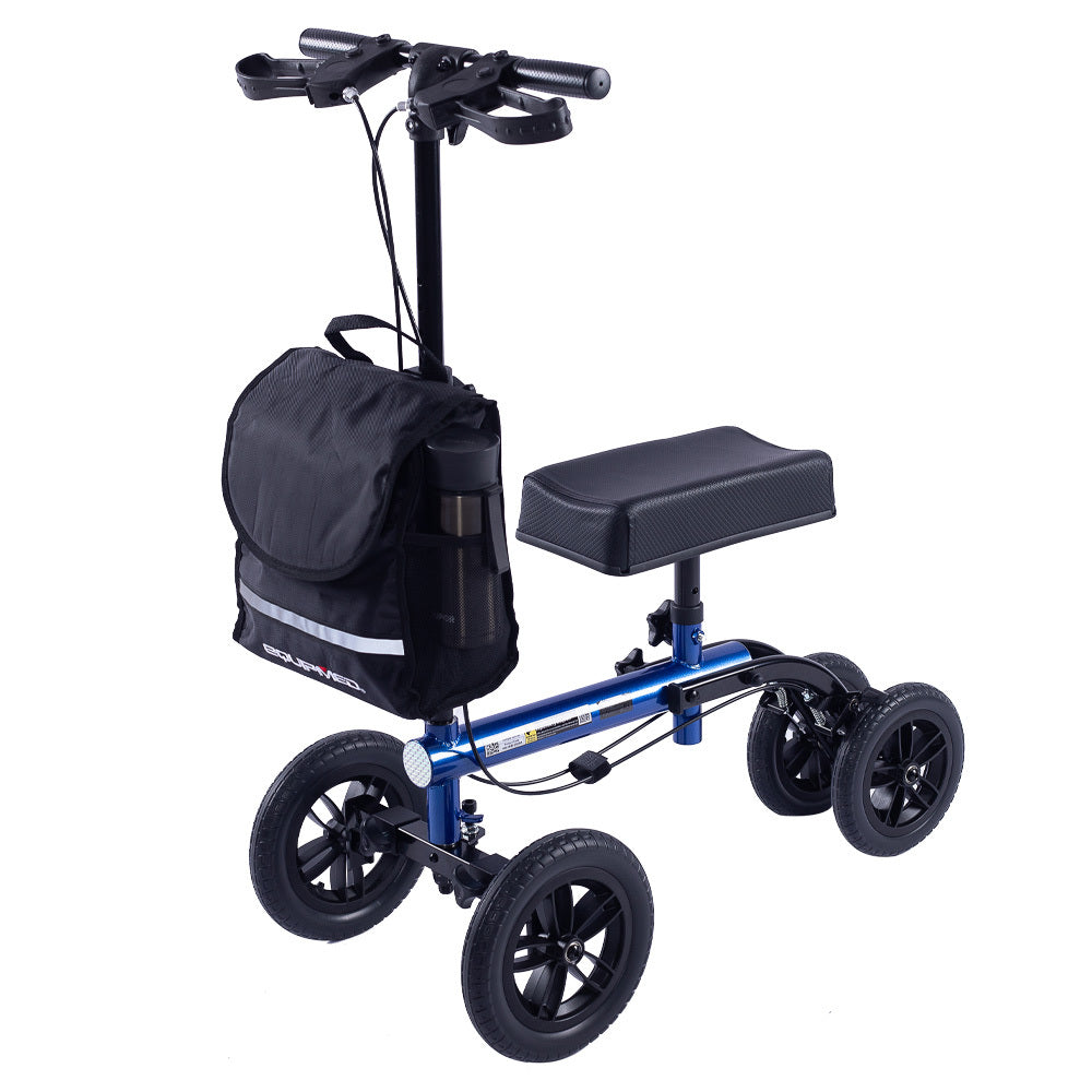 EQUIPMED Easy-Roller Knee Scooter Walker - Blue