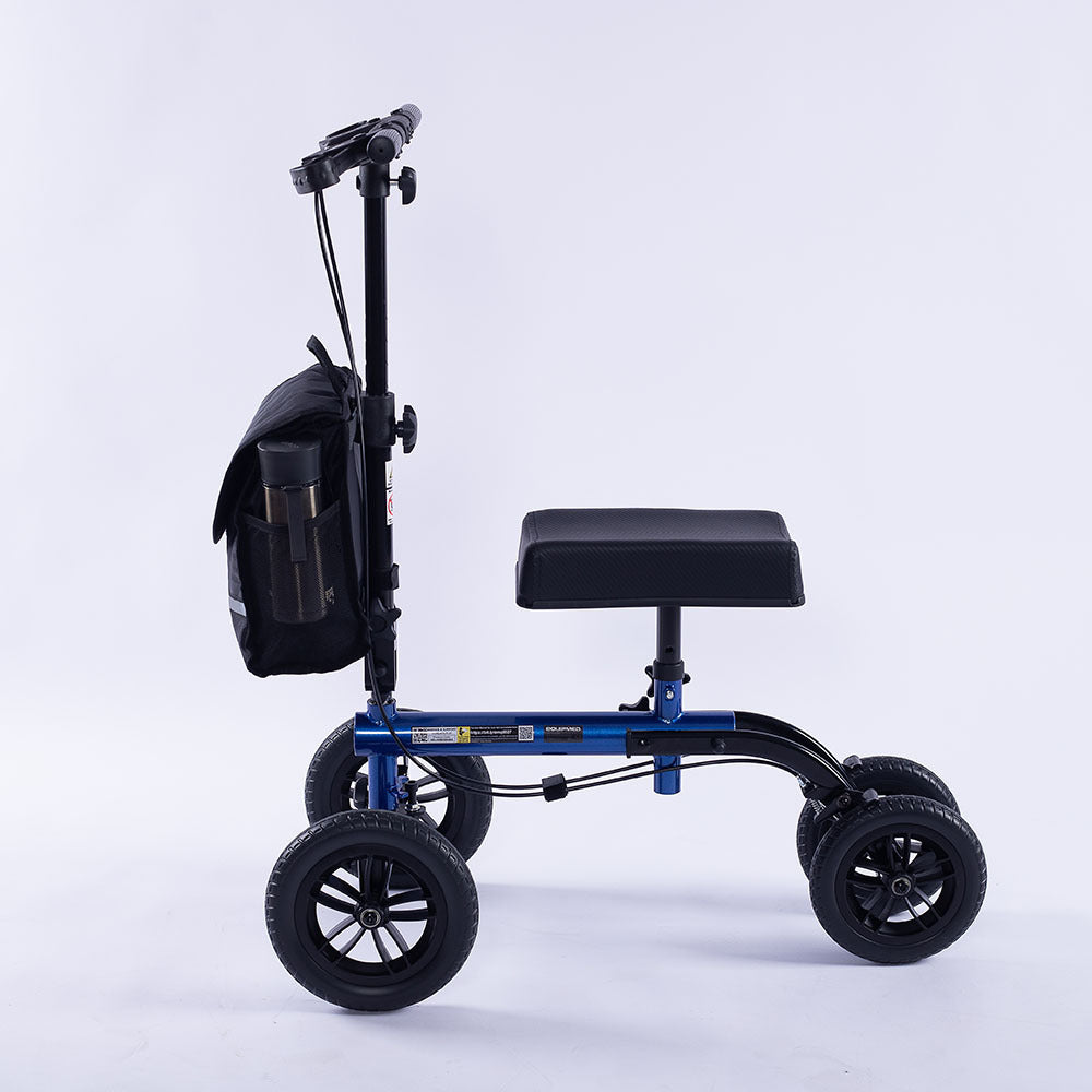 EQUIPMED Easy-Roller Knee Scooter Walker - Blue