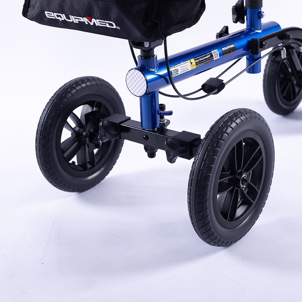 EQUIPMED Easy-Roller Knee Scooter Walker - Blue