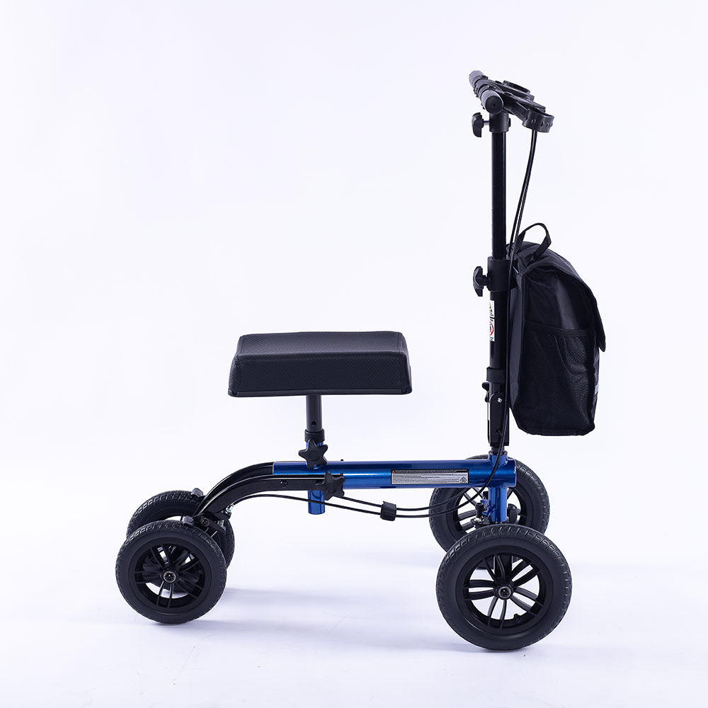 EQUIPMED Easy-Roller Knee Scooter Walker - Blue