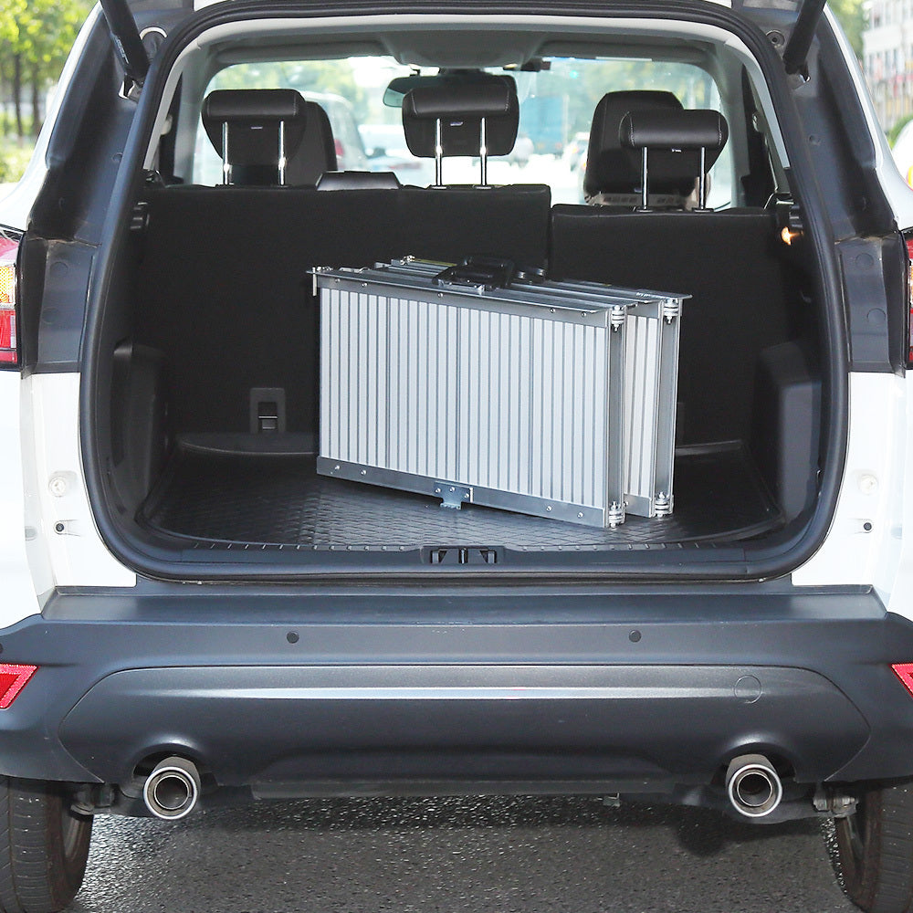 182cm EQUIPMED Portable Folding Aluminum Access Ramp