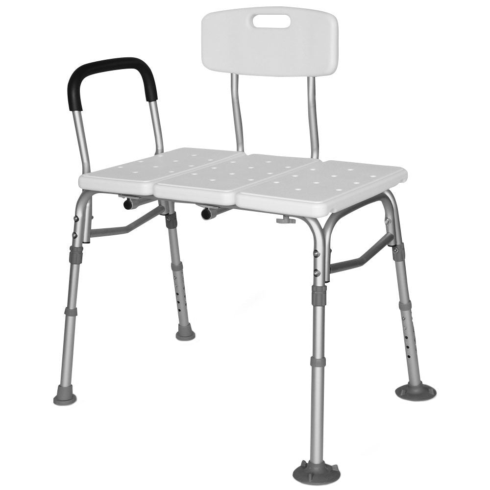 EQUIPMED Bath Transfer Bench Chair for Effortless and Safe Transfer