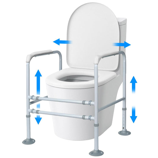 EQUIPMED Over Toilet Support Frame for Safety and Dignity