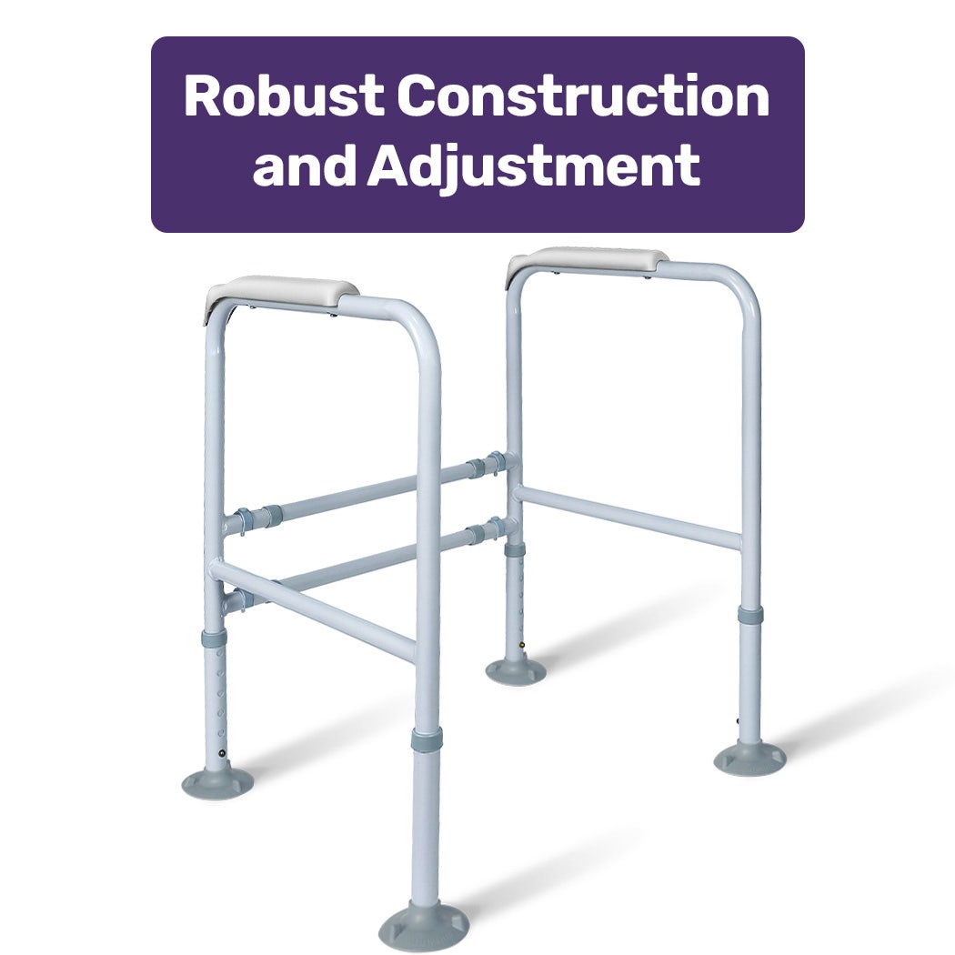 EQUIPMED Over Toilet Support Frame for Safety and Dignity
