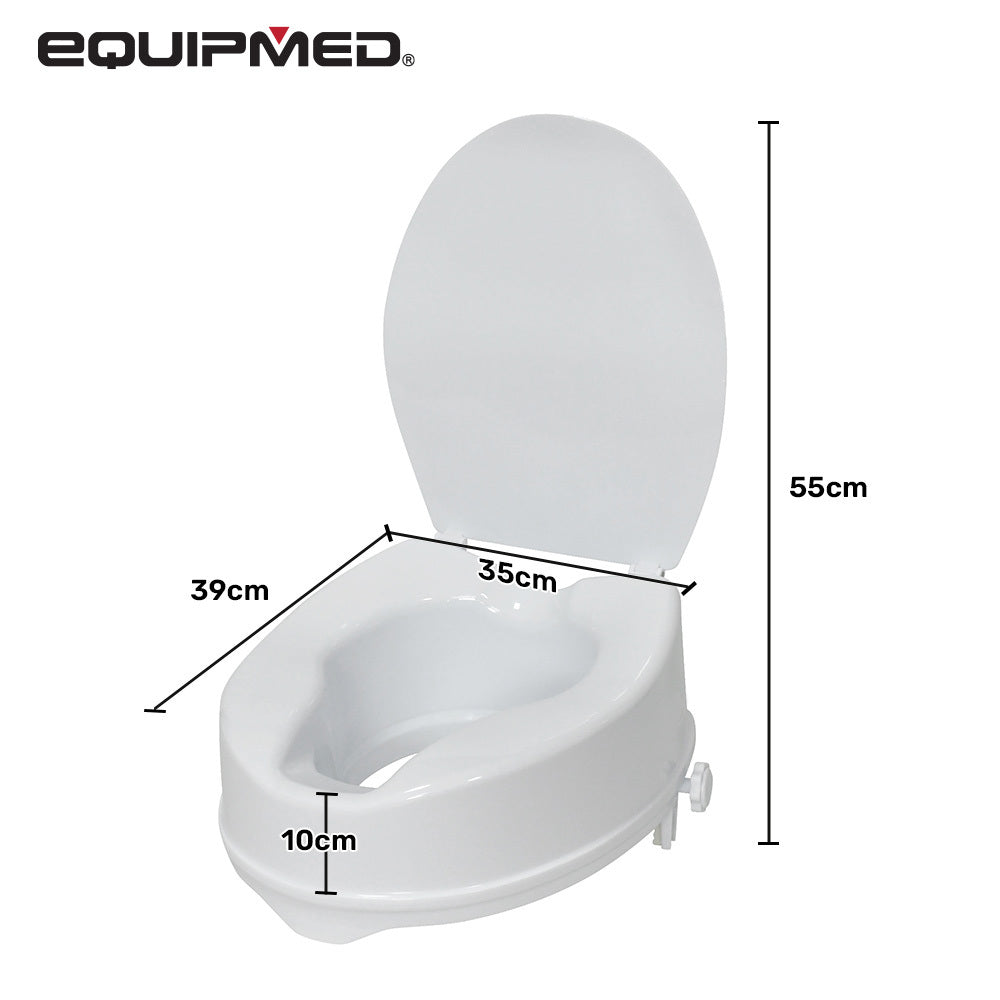 EQUIPMED Raised Over Toilet Seat