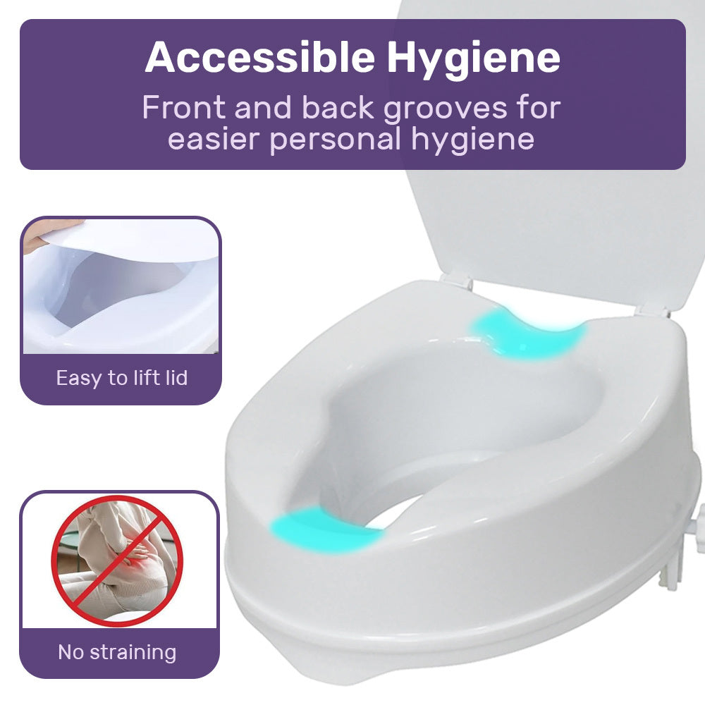 EQUIPMED Raised Over Toilet Seat