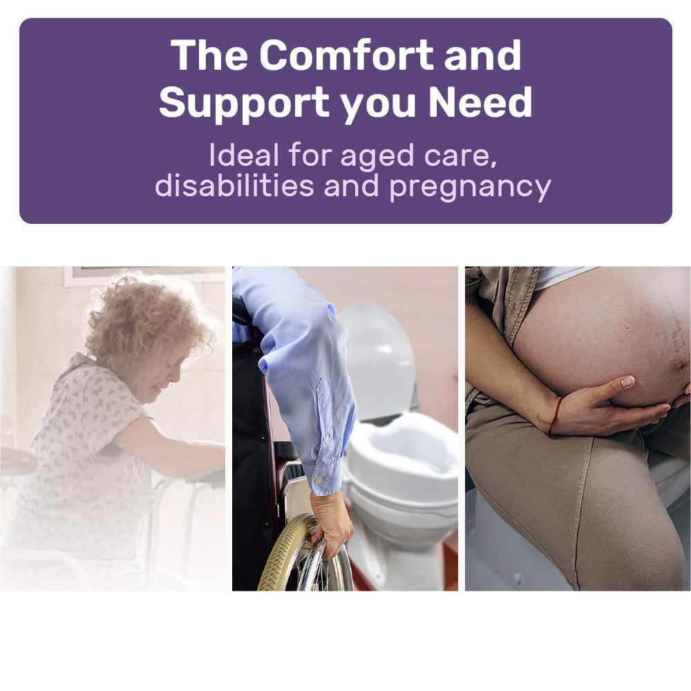 EQUIPMED Raised Over Toilet Seat