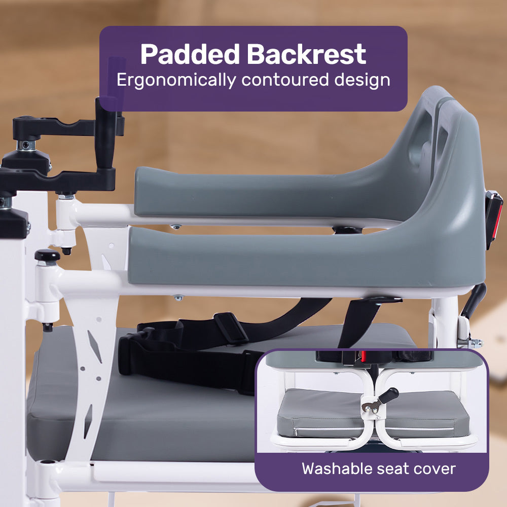EQUIPMED 4in1 Manual Patient Transfer Lift Chair