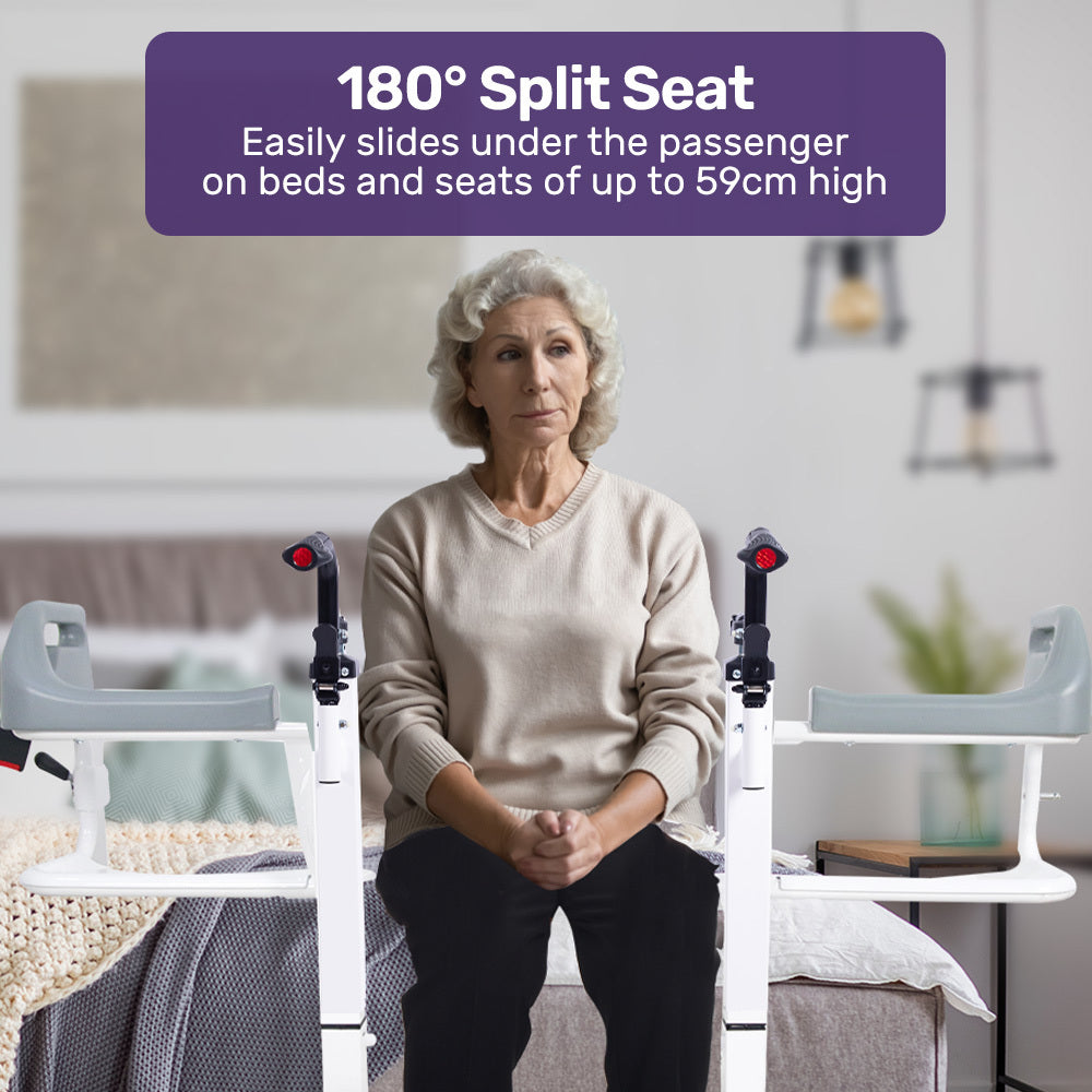 EQUIPMED 4in1 Manual Patient Transfer Lift Chair