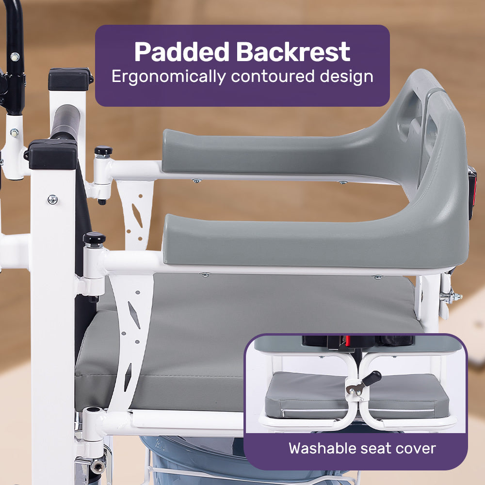 EQUIPMED Hydraulic Patient Transfer Lift Chair