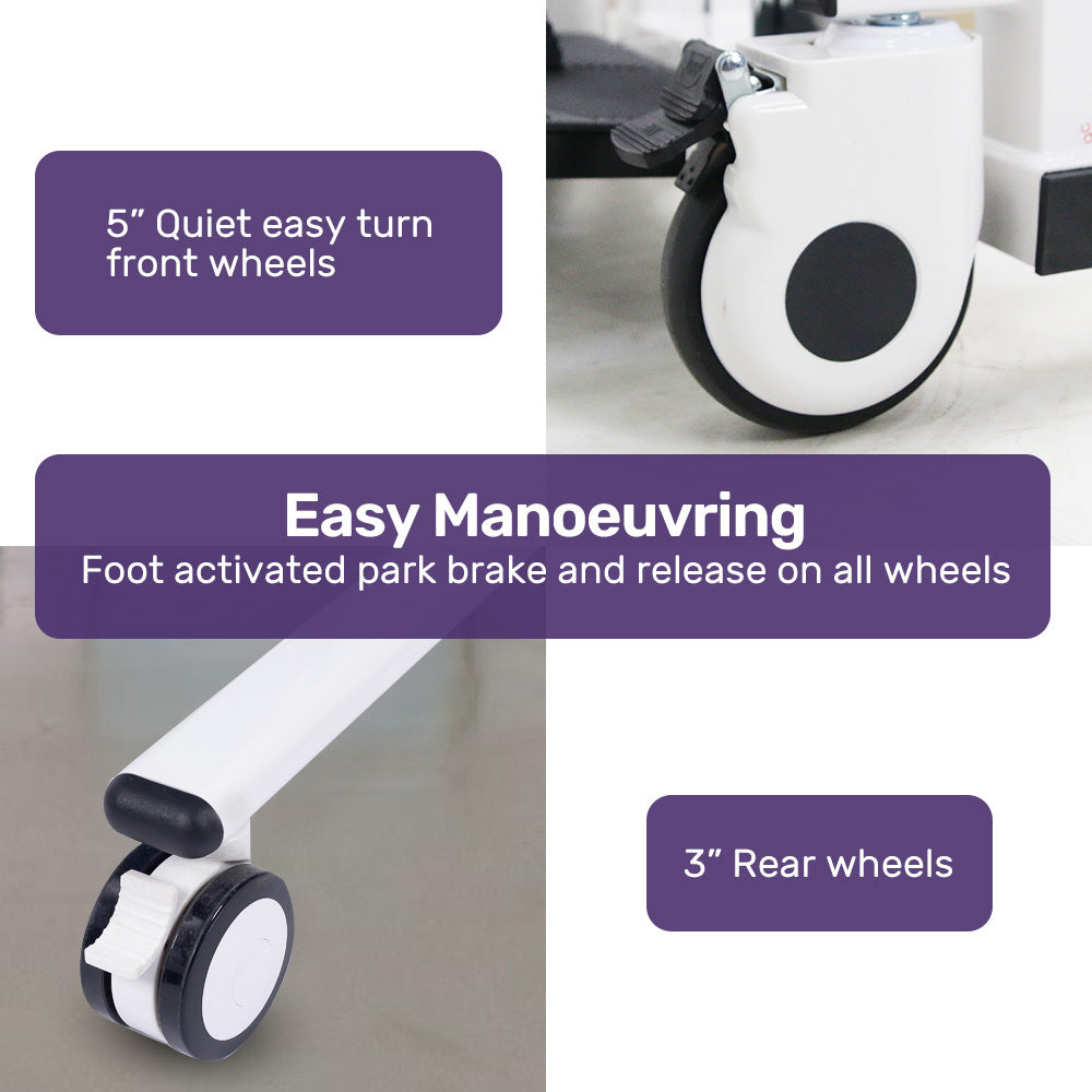 EQUIPMED Hydraulic Patient Transfer Lift Chair