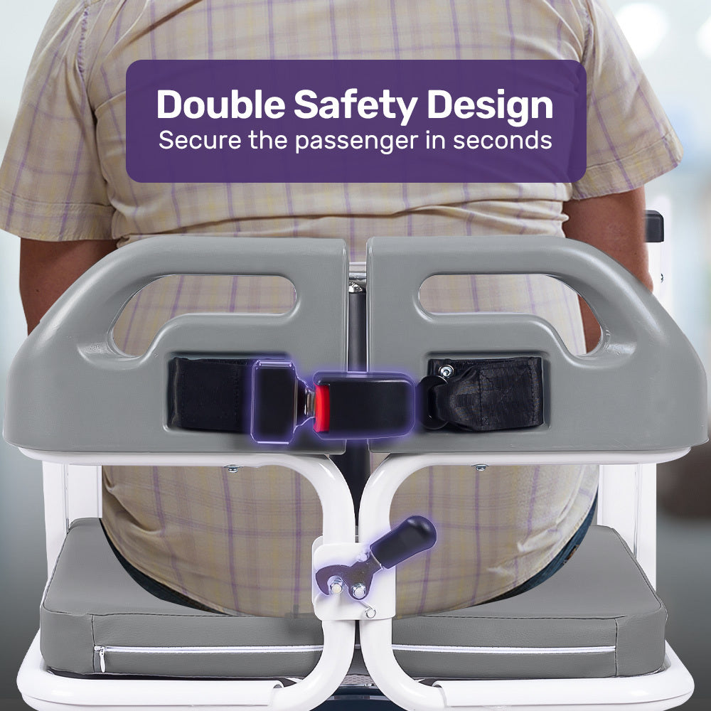 EQUIPMED Hydraulic Patient Transfer Lift Chair