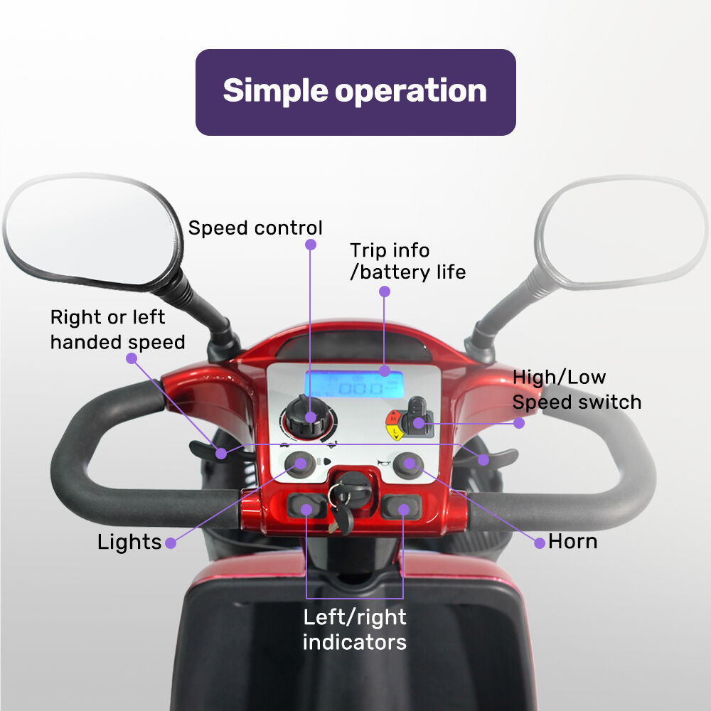 EQUIPMED LeisureCruise Extra Large Mobility Scooter