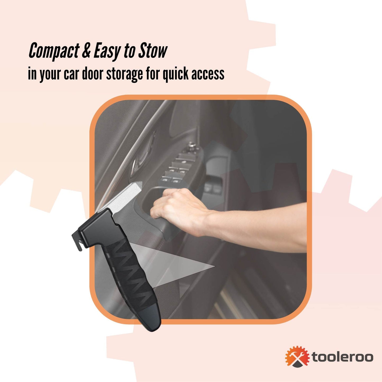 Tooleroo 3-in-1 Car Cane Handle for Effortless Vehicle Mobility