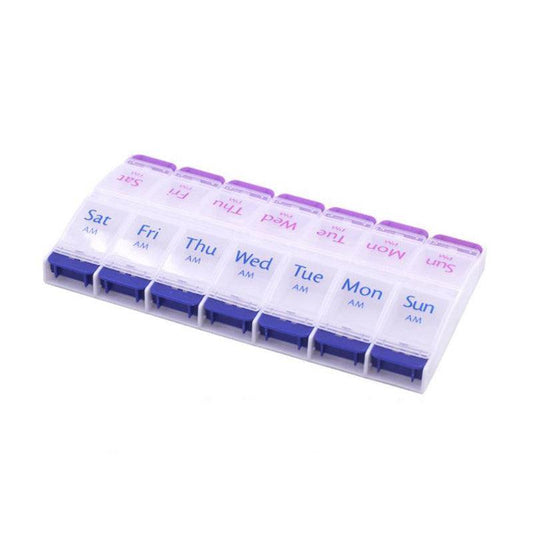 7-Day AM/PM Pill Box Organiser for Effortless Medication Management