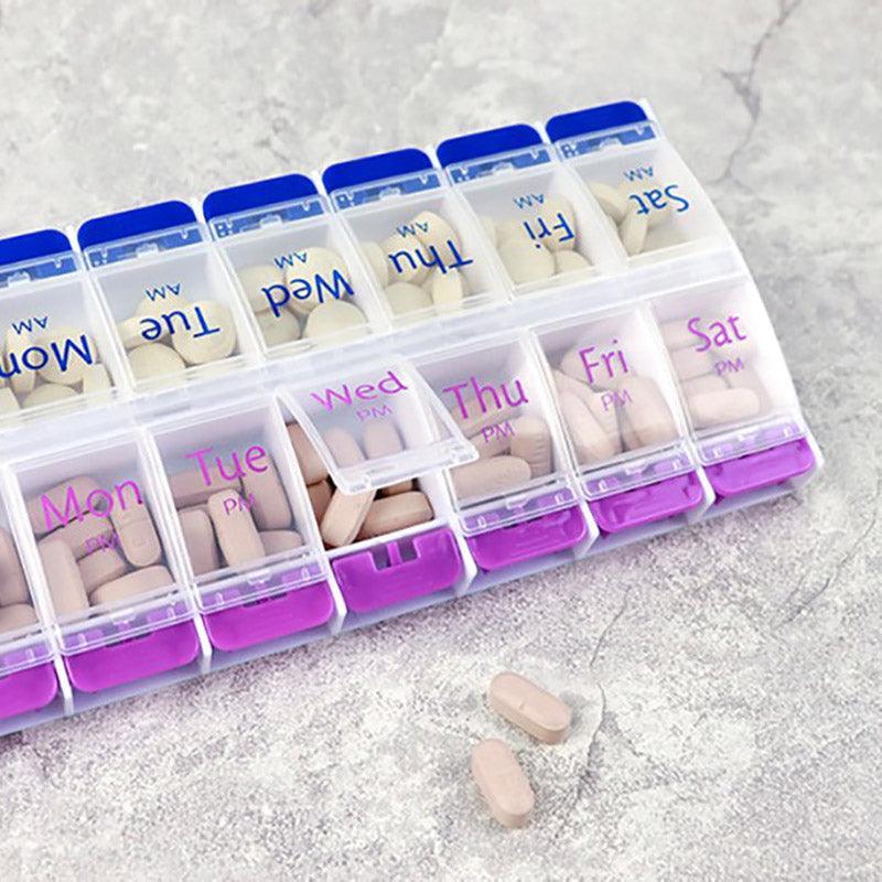 7-Day AM/PM Pill Box Organiser for Effortless Medication Management