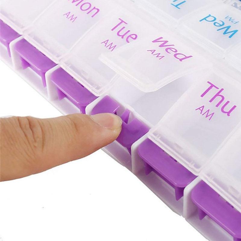 7-Day AM/PM Pill Box Organiser for Effortless Medication Management