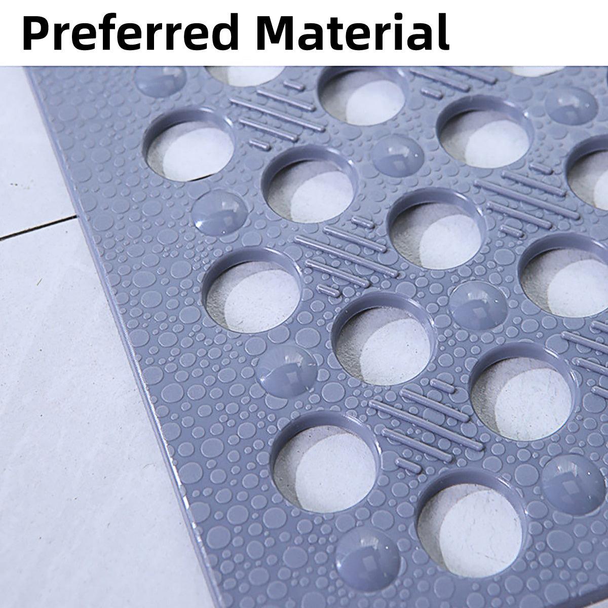 Large 50x50cm Non-Slip Bathroom Mat for Shower Safety